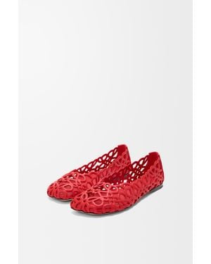 Loewe Petal Anagram Ballerina - Red