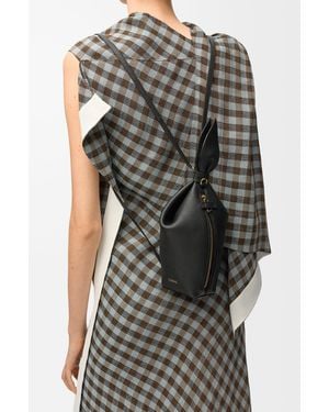 Loewe Scarf Backpack - Black