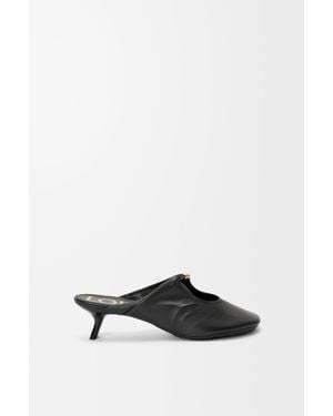 Loewe Pebble Soft Mule - White