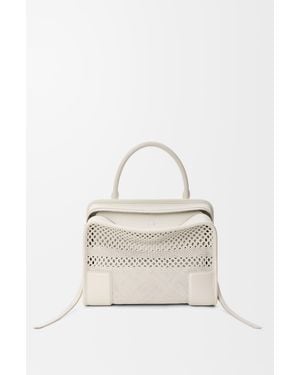 Loewe Bolso Amazona 180 Mediano En Piel De Cuero Tejida Mujer - Neutro