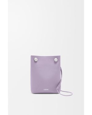 Loewe Pebble Pouch - Purple