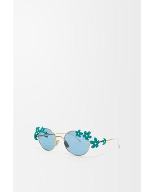 Loewe Daisy Field Sunglasses For - Blue