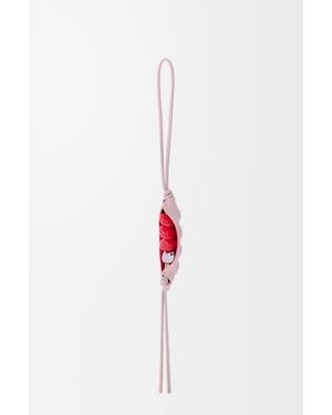Loewe Charm Bean En Piel De Cuero Mujer - Blanco