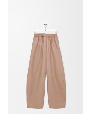 Loewe Barrel Trousers - Natural