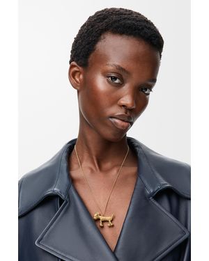 Loewe Sausage Dog Necklace For - Blue