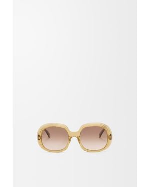 Loewe Gafas De Sol Mini Anagram Steps Square Mujer - Neutro