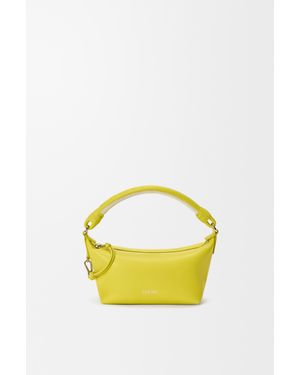 Loewe Bolso Cala Mini En Piel Napa De Cordero Suave Mujer - Amarillo