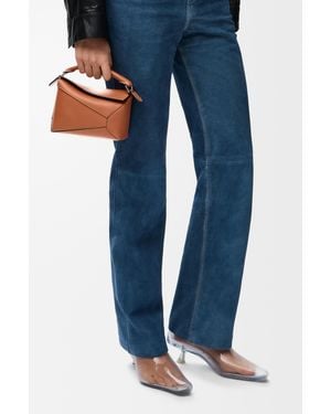 Loewe Mini Puzzle Edge Bag - Blue