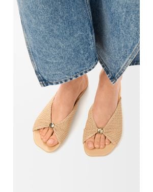 Loewe Pebble Soft Slide - Blue