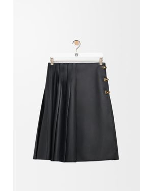 Loewe Pleated Skirt - Black
