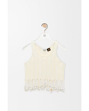 Loewe Top En Algodón Mujer - Neutro