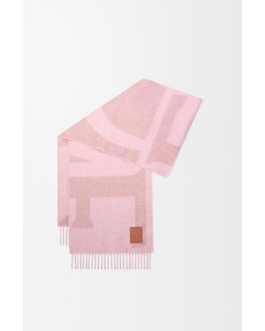 Loewe Bufanda En Cashmere Mujer - Rosa