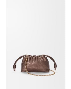 Loewe "Flamenco Purse" Small Handbag - Brown