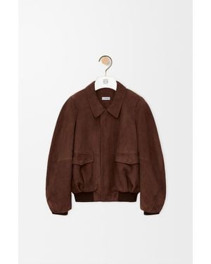 Loewe Bomber Jacket - Brown