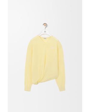 Loewe Draped Knitwear - Yellow