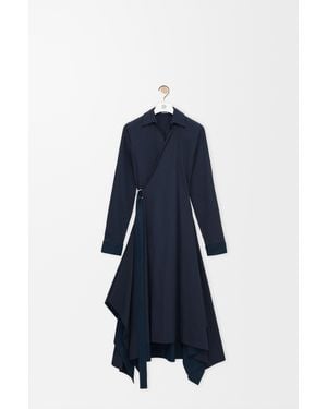 Loewe Draped Dress - Blue
