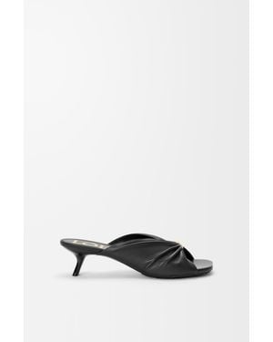 Loewe Pebble Soft Slide - Black