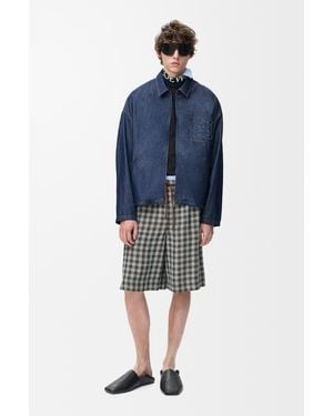 Loewe Zip-Up Jacket - Blue