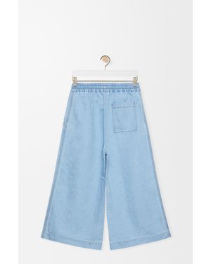 Loewe Cropped Pants - Blue