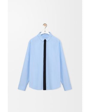 Loewe Camisa En Algodónsize Hombre - Azul
