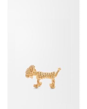 Loewe Broche Sausage Dog Mujer - Blanco