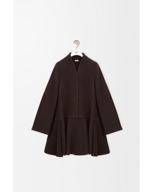 Loewe Short Coat - Brown