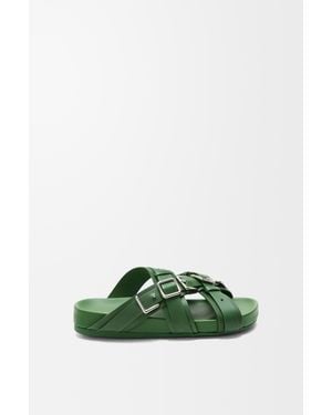Loewe Type Fussbett Sandal - Green