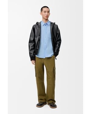 Loewe Luxury Shirt In Cotton - Blue