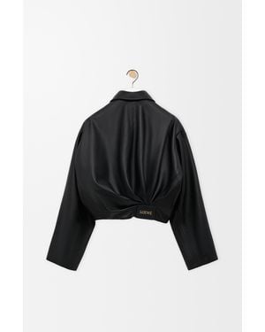 Loewe Draped Jacket - Black