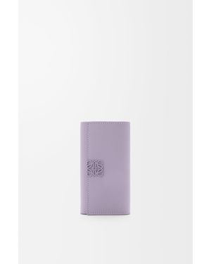 Loewe Llavero Anagram En Piel De Cuero Mujer - Morado