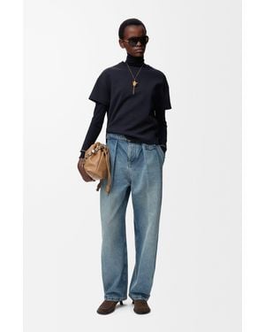 Loewe Asymmetric T-Shirt - Blue