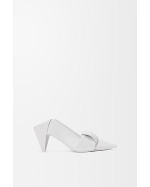 Loewe Origami Flap Back Pump - White