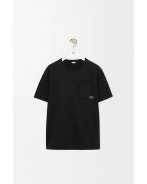 Loewe Cotton T-Shirt - Black
