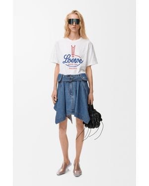 Loewe Cargo Skirt - Blue