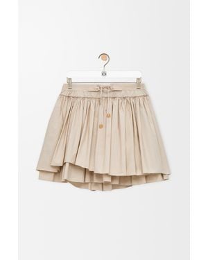 Loewe Mini Skirt - Natural