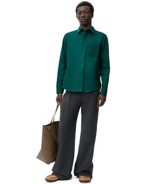 Loewe Luxury Shirt In Cotton - Green