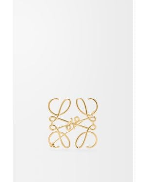Loewe Anagram Brooch - White