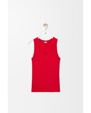 Loewe Anagram Tank Top - Red