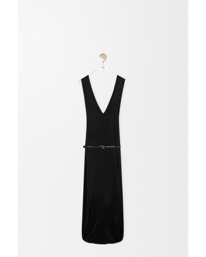 Loewe Draped Dress - Black