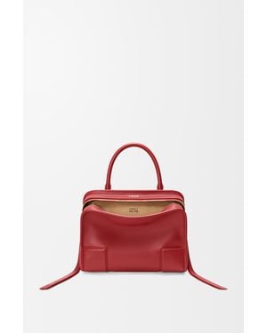 Loewe Bolso Amazona 180 Pequeño En Piel De Cuero Suave Mujer - Rojo