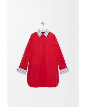 Loewe Shirt Dress - Red