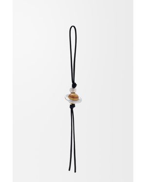 Loewe Charm Planet En Piel De Cuero Mujer - Azul