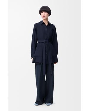 Loewe Belted Blouse - Blue