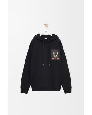 Loewe Relaxed Fit Hoodie - Black