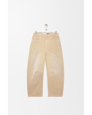 Loewe Barrel Trousers - Natural