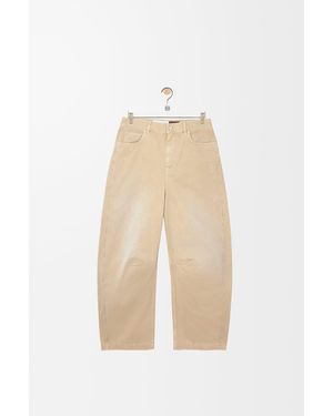 Loewe Barrel Trousers - Natural