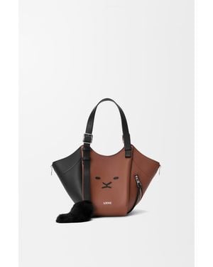 Loewe Lion Intarsio Hammock Flip Bag - Multicolour