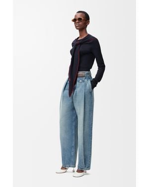 Loewe Scarf Sweater - Blue