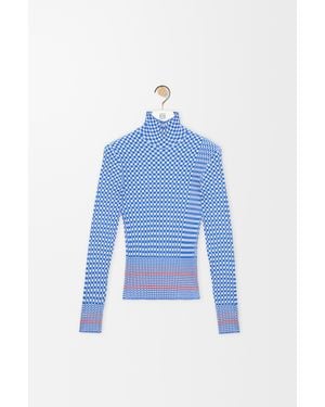 Loewe Top En Mezcla De Viscosa Mujer - Azul