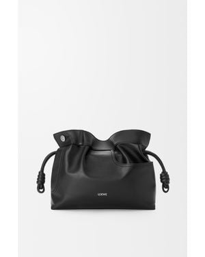 Loewe Panta Medium Flamenco Clutch - Black